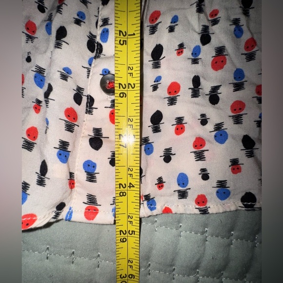 Anthropologie Maeve Womens Calia Pintuck Printed Tunic blouse. Size 6. EUC - Picture 8 of 12